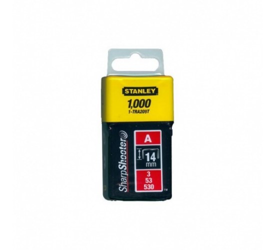 Stanley 1-TRA209T A Serisi Hafif Hizmet Zımba Teli 14 mm, 3253561055195