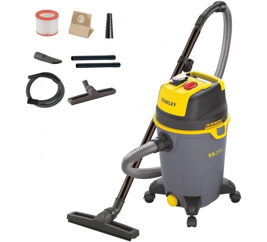 Stanley SXVC25PTDE 1200 W 25 LT Islak/Kuru Elektrikli Süpürge