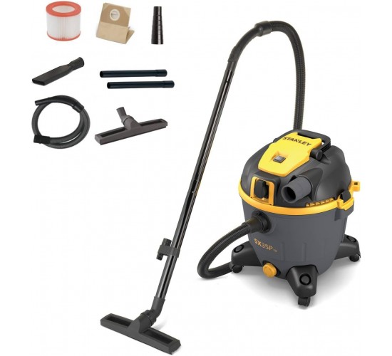 Stanley SXVC35PTDE 1600 W 35 LT Islak/Kuru Elektrikli Süpürge